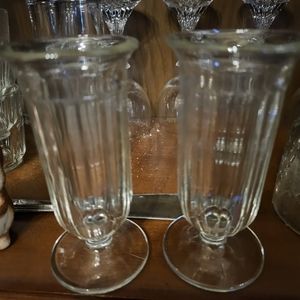 Vintage parfait glasses